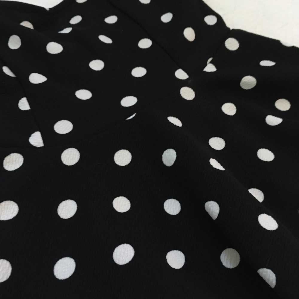 Painted Threads Polka Dot Peplum Tank - image 3